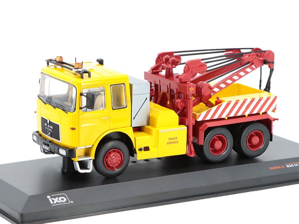 MAN F8 26.281 žlutá 1:43 - IXO Models MAN F8 26.281 - kovový model auta