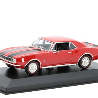 Chevrolet Camaro 1967 červená 1:43 - MAXICHAMPS Chevrolet Camaro - kovový model auta
