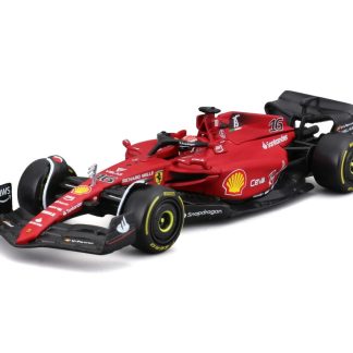 Ferrari F1 SF-23 Scuderia #16 ITALY GP 2023 CHARLES LECLERC - WITH PILOT AND SHOWCASE 1:43 - Bburago Ferrari F1 SF-23 #16 - kovový model auta