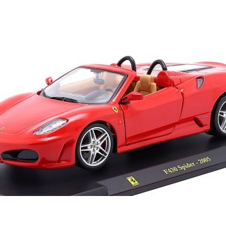 Ferrari F430 Spider 2005 1:24 - časopis s modelem Ferrari F430 - kovový model auta 1/24