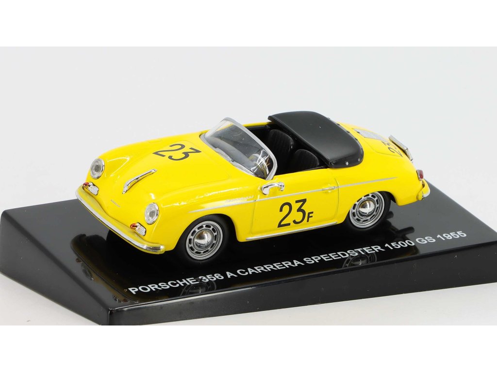 Porsche 356 A Carrera Speedester Spider N23f 1955 1:43 - časopis s modelem Porsche 356 - kovový model auta 1/43