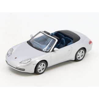 Porsche 911 996 Carrera Cabriolet Spider 2001 1:43 - časopis s modelem Porsche 911 996 - kovový model auta 1/43