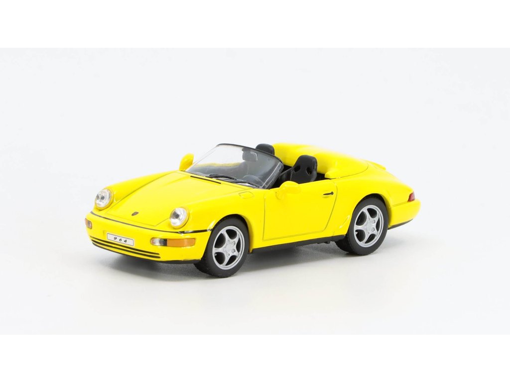 Porsche 911 964 Speedster Spider 1993 1:43 - časopis s modelem Porsche 911 964 - kovový model auta 1/43