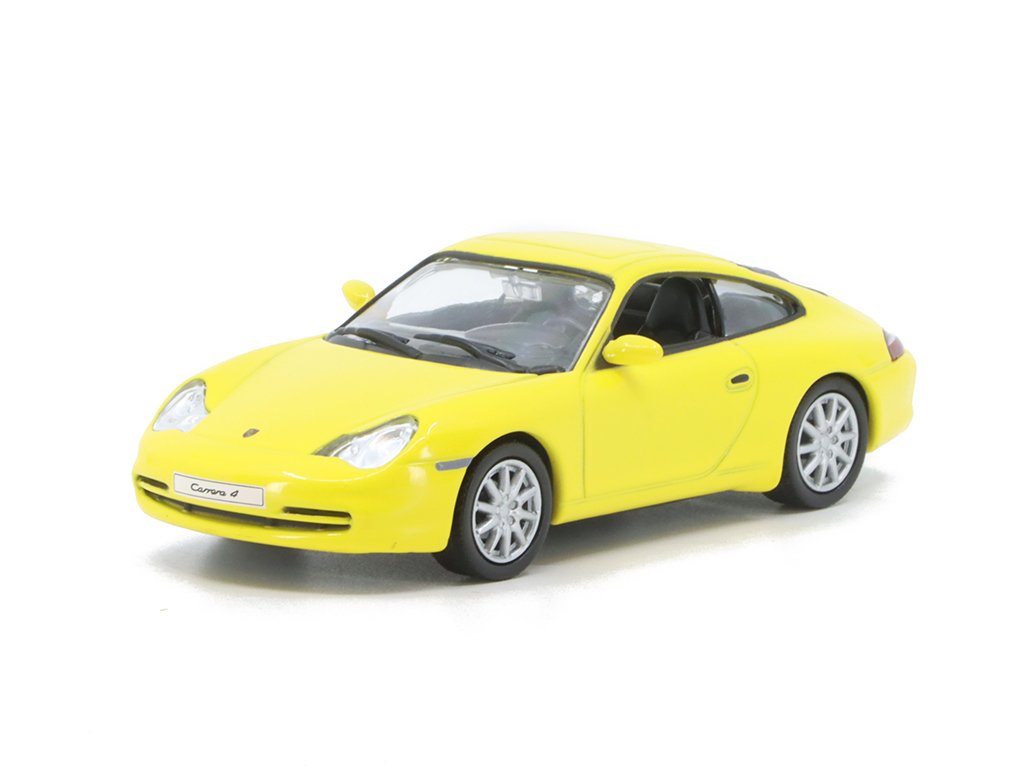 Porsche 911 966 Carrera 4 Coupe 2001 1:43 - časopis s modelem Porsche 911 Carrera - kovový model auta 1/43