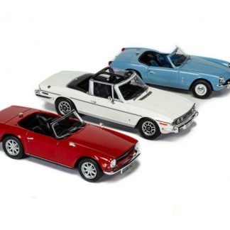 Topless Triumph Collection - Sada 3 ks 1:43 - CORGI Topless Triumph Collection: Triumph Spitfire Mk3 Wedgwood, Triumph Stag Mk2 a Triumph TR6 Signal - Sada 3 ks