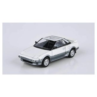 Toyota MR2 Mk1 1985 1:64 stříbro - PARAGON Models Toyota MR 2 MK 1 1985 - kovový model auta 1/64