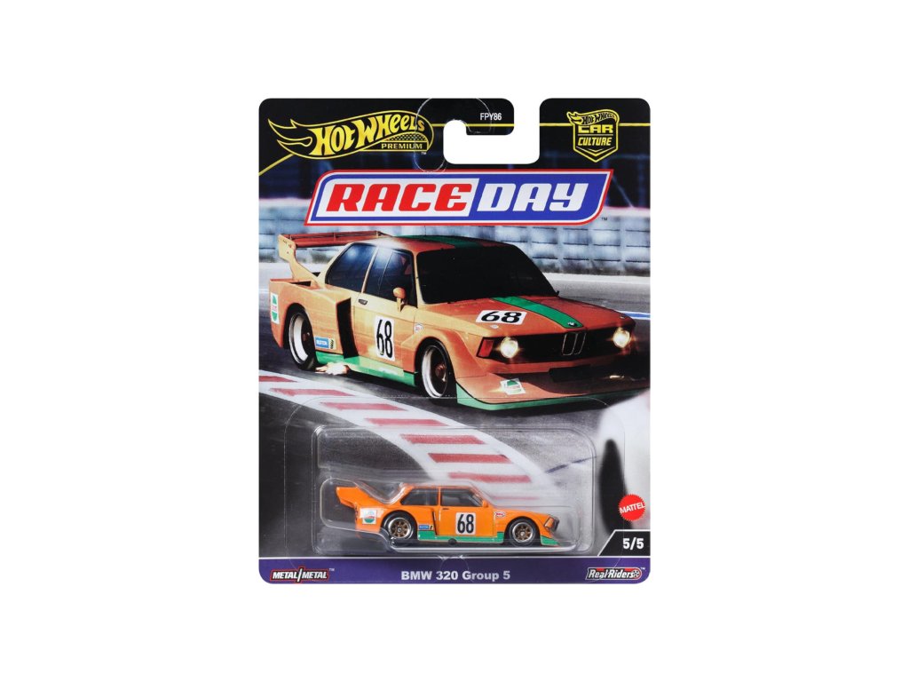 BMW 320 Group 5 №68 1:64 - Hot Wheels BMW 320 Group 5 - model auta 1/64