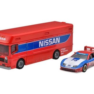 Sada: Euro Hauler + '94 Nissan 300Zx GTS 1:64 - Hot Wheels Euro Hauler + '94 Nissan 300Zx GTS - modely aut 1/64