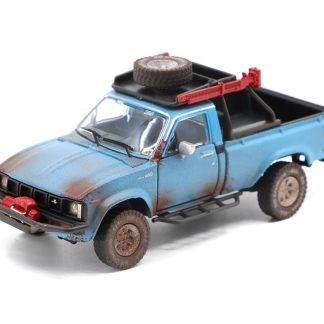 Toyota Hilux 1980 N60 N70 Series RHD Rusting Blue 1:64 - BM Creations Toyota Hilux 1980 N60 N70 Series - model auta 1/64
