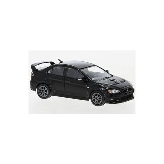 Mitsubishi Lancer Evolution X RHD černá 1:64 - BM Creations Mitsubishi Lancer Evolution - kovový model auta