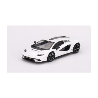 Lamborghini Countach LPI 800-4 LHD bílá 1:64 - MiniGT Lamborghini Countach LPI 800-4 Left Hand Drive - kovový model auta 1/64