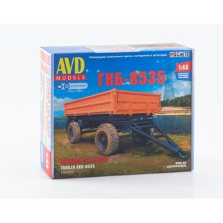 Přivěs GKB-8535 1:43 - AVD Přivěs GKB-8535 1:43 - AVD - stavebnice KIT