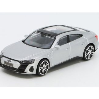 Audi GT RS E-Tron 1:43 stříbrná - Bburago Audi RS E-Tron - kovový model auta 1/43