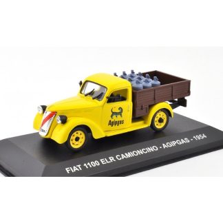 Fiat 1100 Elr Camioncino Pick-up Agipgas 1954 1:43 - časopis s modelem Fiat 1100 Elr Van - kovový model
