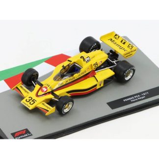 Penske F1 Pc4 N 35 Season 1977 Hans Heyer 1:43 - časopis s modelem Penske F1 Pc4 - kovový model auta