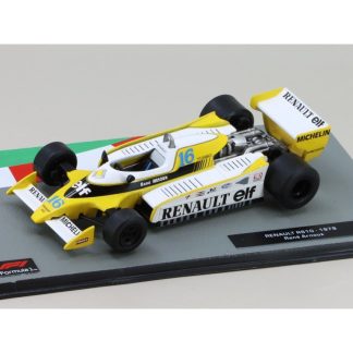 Renault F1 Rs10 Team Renault Elf N 16 Season 1979 Rene Arnoux 1:43 - časopis s modelem Renault F1 Rs10 - kovový model auta