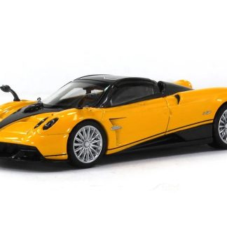 Pagani Huayra Bc Roadster 2018 žlutá 1:64 - LCD Models Pagani Huayra Bc Roadster - kovový model auta