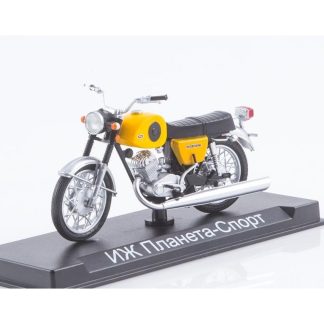 IŽ PLANĚTA-SPORT 1:24 - MODIMIO Naše Motocykly časopis s modelem #65 IŽ PLANĚTA-SPORT - model motorky