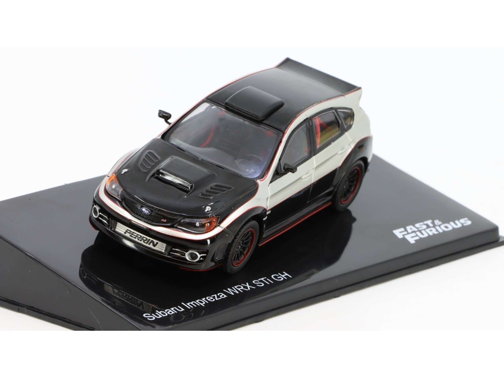 Subaru Impreza WRX STI 2009 Rychle a Zběsile 1:43 - DeAgostini časopis s modelem Subaru Impreza WRX STI 2009 - kovový model auta 1/43