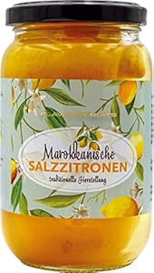 Limfood | 200g Original Moroccan Pickled Whole Salt Lemons, Pickled Lemons African Delicacy, North African Cuisine, with Fish, Chicken, Meat