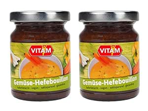Vitam Vegetable Yeast Broth in Glass 2 x 150 g Double Pack