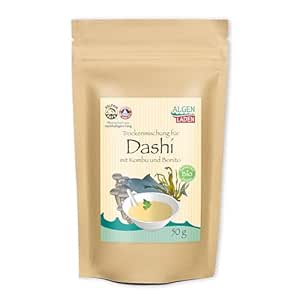 ALGENLADEN Dry Mix for Dashi with Kombu and Bonito - 50 g | Japanese Broth | Instant Soup | No Additives | Makes 12 Litres