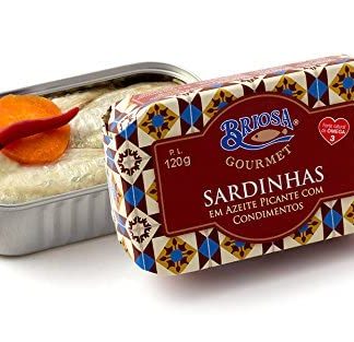 Sardines in Spicy Olive Oil 120 g, Briosa Gourmet / Portugal