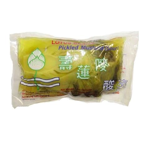 Lotus Salted Brown Mustard Cabbage Sour Pickled 250g