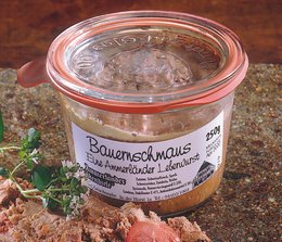 Bauernschmaus Liver Sausage in Preserving Jar 200 g Hearty and Homemade for Connoisseurs