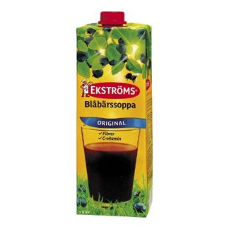 Ekströms Blåbärssoppa Original 1 Litre Blueberry Soup
