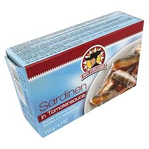 Sardines in Tomato Sauce 115g Delicate Sardines - Fillets