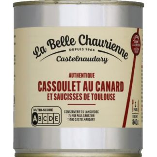 LA BELLE CHAURIENNE Cassoulet au Canard (Bean Stew with Duck) 840g