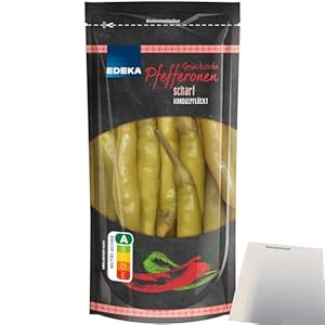 Edeka Pepperoni Pepperons Sharp Hand Picked (250 g Pack) + usy Block