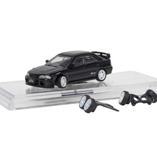 Mitsubishi Lancer Evolution I & II RHD černá 1:64 - BM Creations Mitsubishi Lancer Evolution I & II - kovový model auta