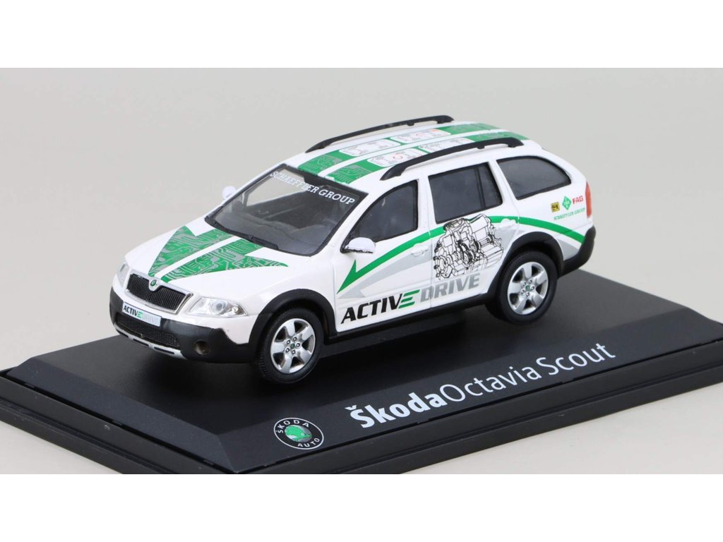 Škoda Octavia II Combi Scout 2007 ACTIVE DRIVE 1:43 - Abrex SOUKROMÝ INZERAT Škoda Octavia 2 Combi Scout 2007 - kovová model auta
