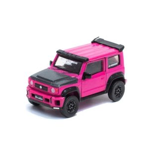 Suzuki Jimny LB Works 2018 LHD růžová 1:64 - BM Creations Suzuki Jimny Left Hand Drive - kovový model auta