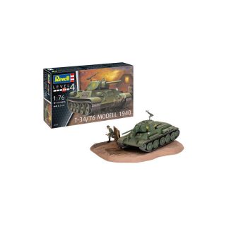 T-34/76 1940 1:76 - Revell stavebnice T-34/76 - stavebnice Revell 1/76