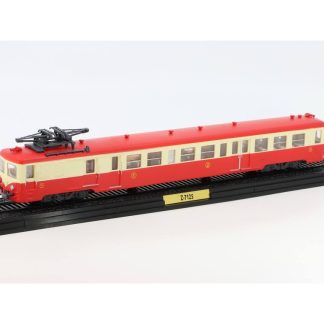 Z-7100 (Z-7125) L'Automotrice 1960 1:87 - Atlas časopis s modelem Z-7100 (Z-7125) L'Automotrice - kovový model tramvaje