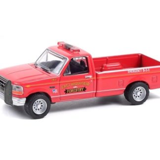 Ford F-350 East Brookfield 1992 1:64 - GreenLight Ford F350 - kovový model 1/64