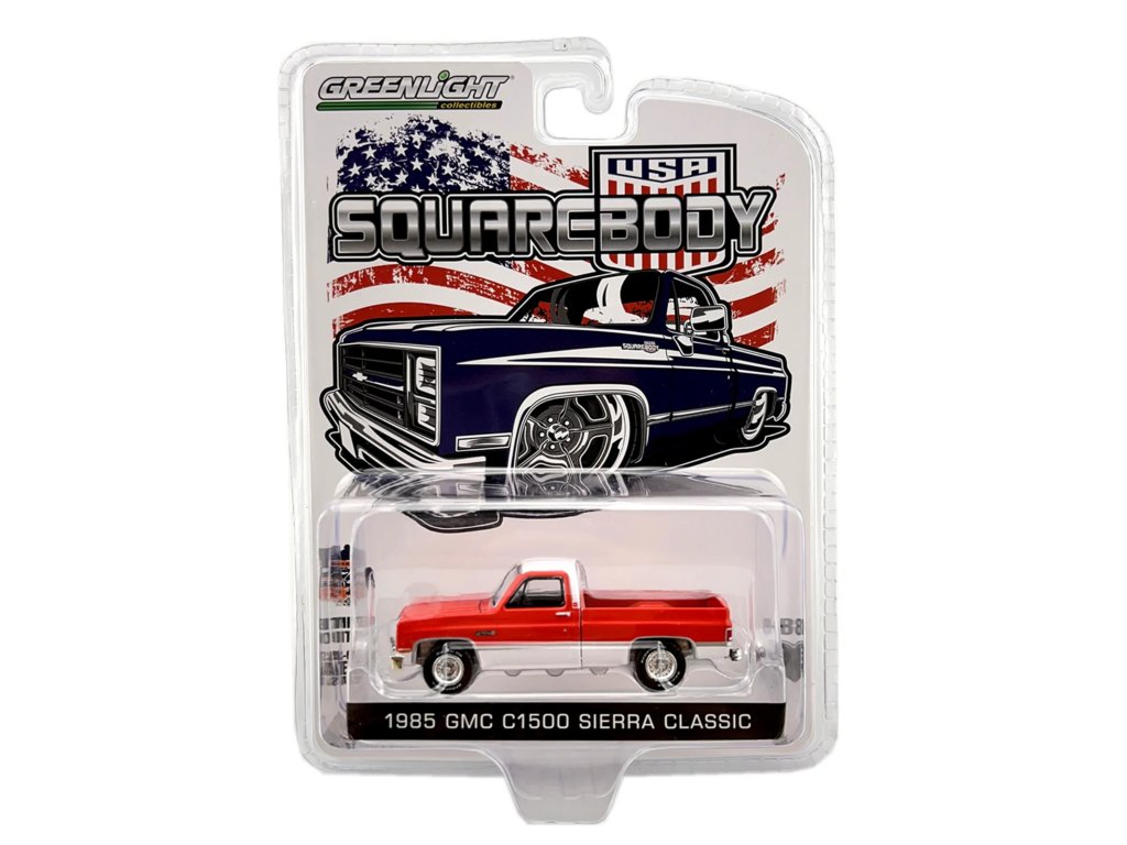 GMC Sierra C1500 Classic 1985 1:64 - GreenLight GMC Sierra - kovový model auta 1/64