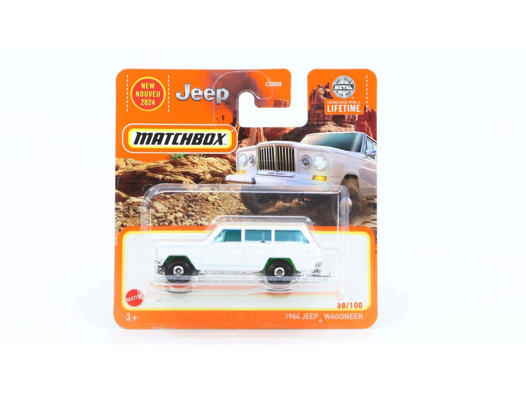 Jeep Wagoneer 1964 1:64 - MATCHBOX Jeep Wagoneer - model auta
