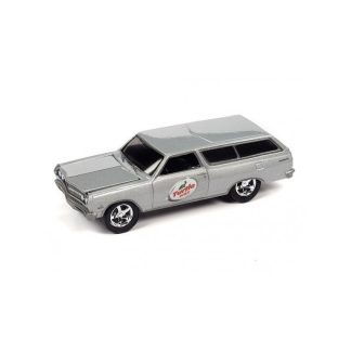 Chevrolet Chevelle Wagon 1965 1:64 - Johnny Lightning Chevy Chevelle Wagon - sběratelský model autá 1/64