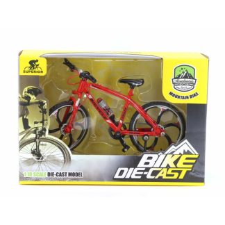 Mountain Bike červený 1:10 - Superior Mountain Bike - kovový model