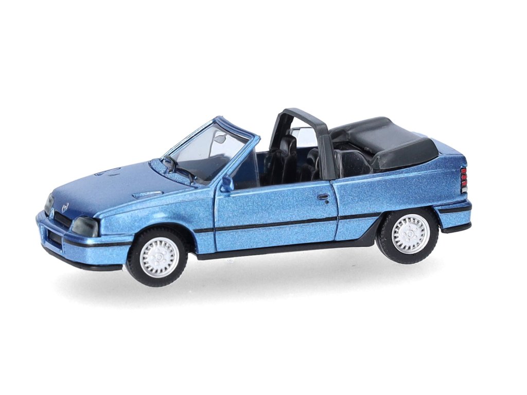 Opel Kadett E Gsi Cabrio modrý 1:87 - Herpa Opel Kadett E Gsi Convertable - model auta 1/87
