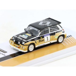 Renault 5 MAXI Turbo Rallye du Var 1986 1:64 - TARMAC Models Renault 5 Turbo No.1 - kovový model auta 1/64