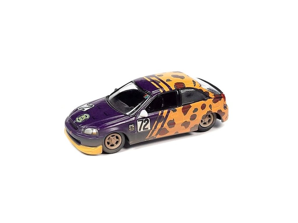 Honda Civic #72 1998 1:64 - Johnny Lightning Honda Civic - sběratelský model autá 1/64
