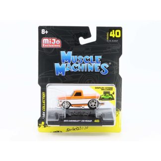 Chevrolet C-10 Pickup 1972 1:64 - Maisto Chevrolet C10 Pickup - kovový model auta