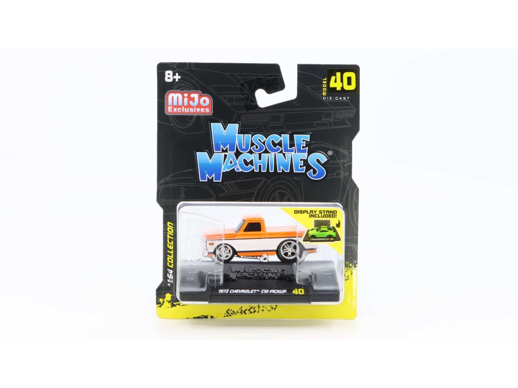 Chevrolet C-10 Pickup 1972 1:64 - Maisto Chevrolet C10 Pickup - kovový model auta