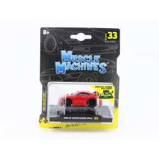 Toyota Supra MK4 1995-97 červená 1:64 - Maisto Toyota Supra MK 4 - kovový model 1/64