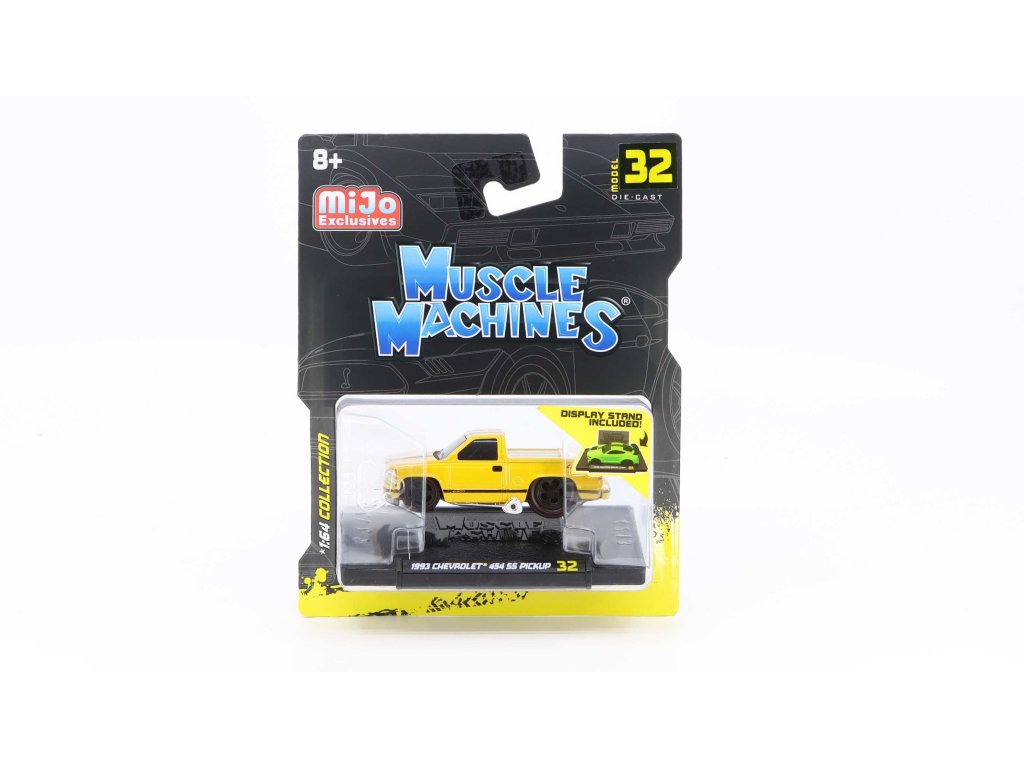 Chevrolet 454 SS Pickup Truck 1993 1:64 - Maisto Chevrolet 454 SS Pick Up - kovový model 1/64